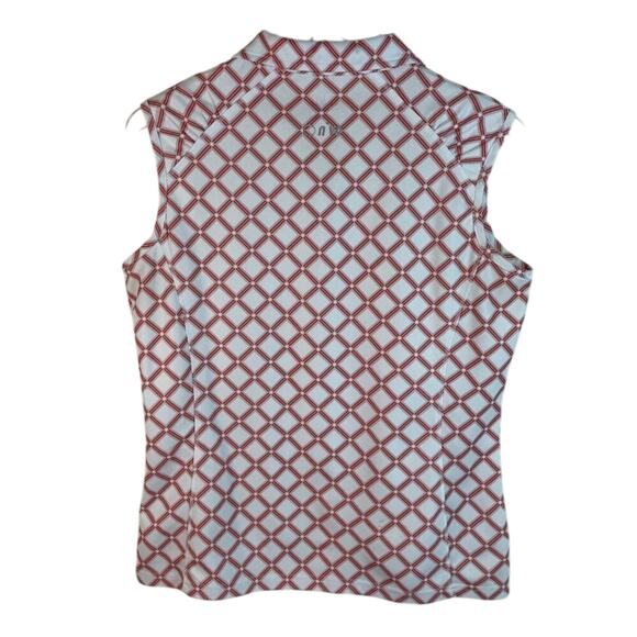 Nivo Diamond Print Athletic Golf Top Size Large - Picture 7 of 8